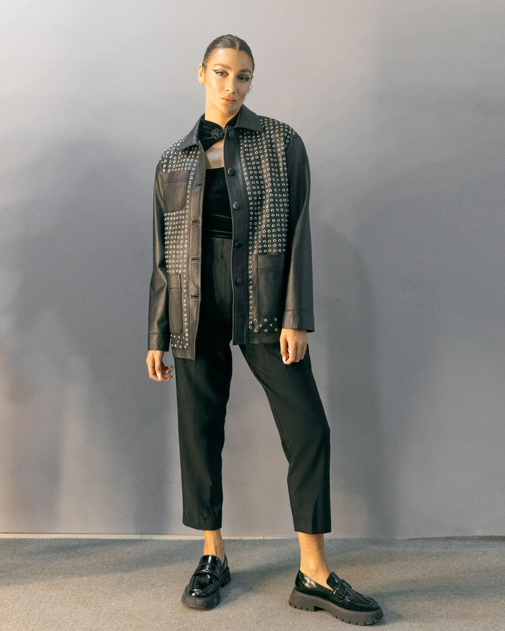 Karri Leather Jacket Black