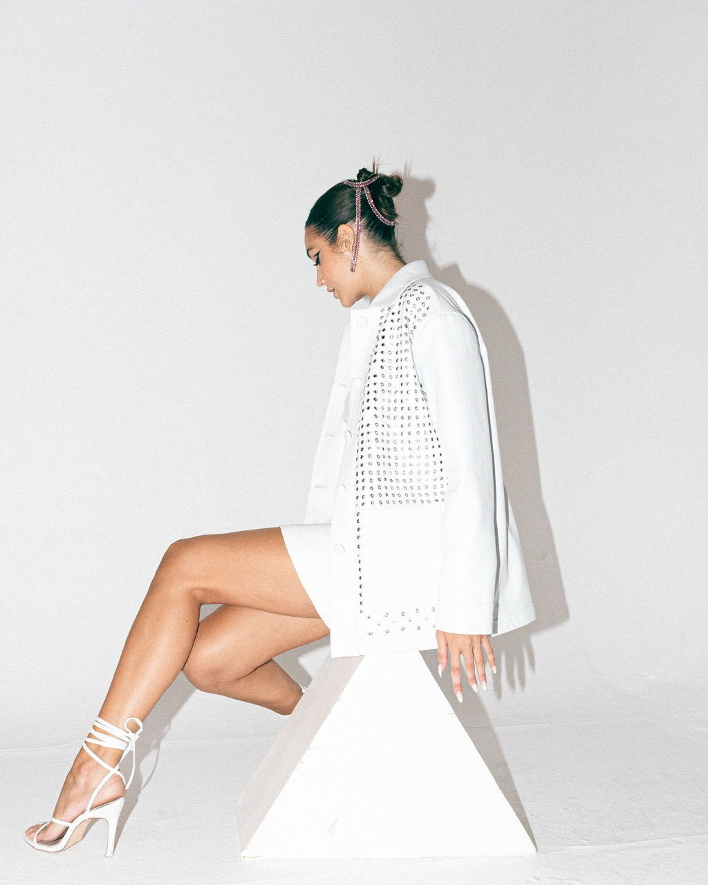 Karri Leather Jacket White