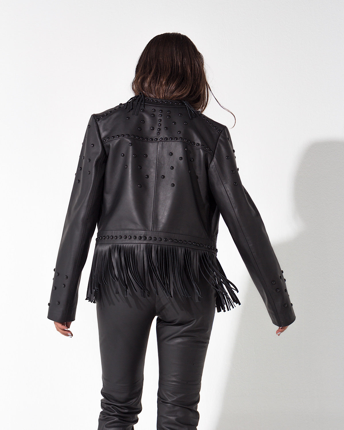 Lynx Leather Jacket Black