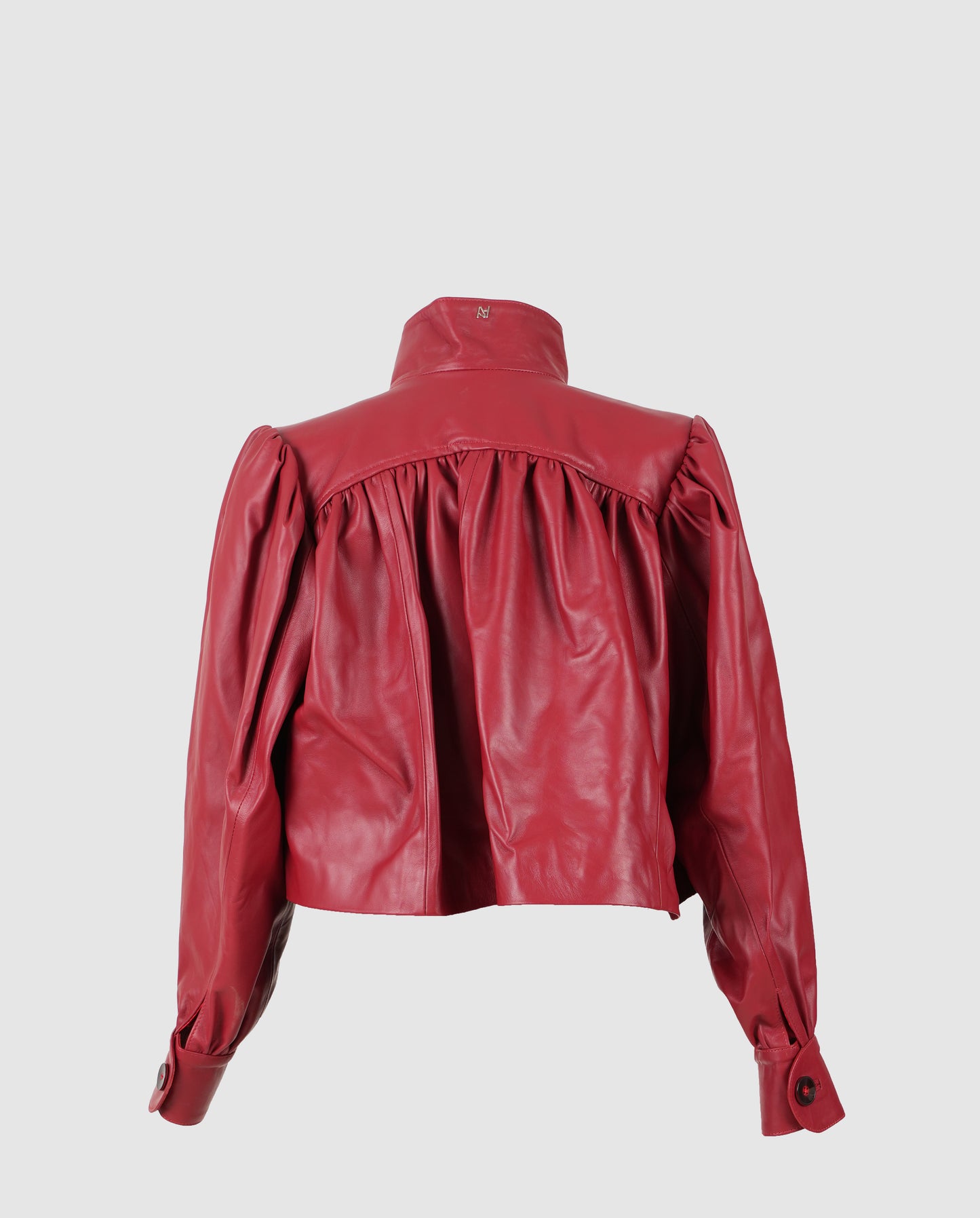 Lennox Leather Jacket Red