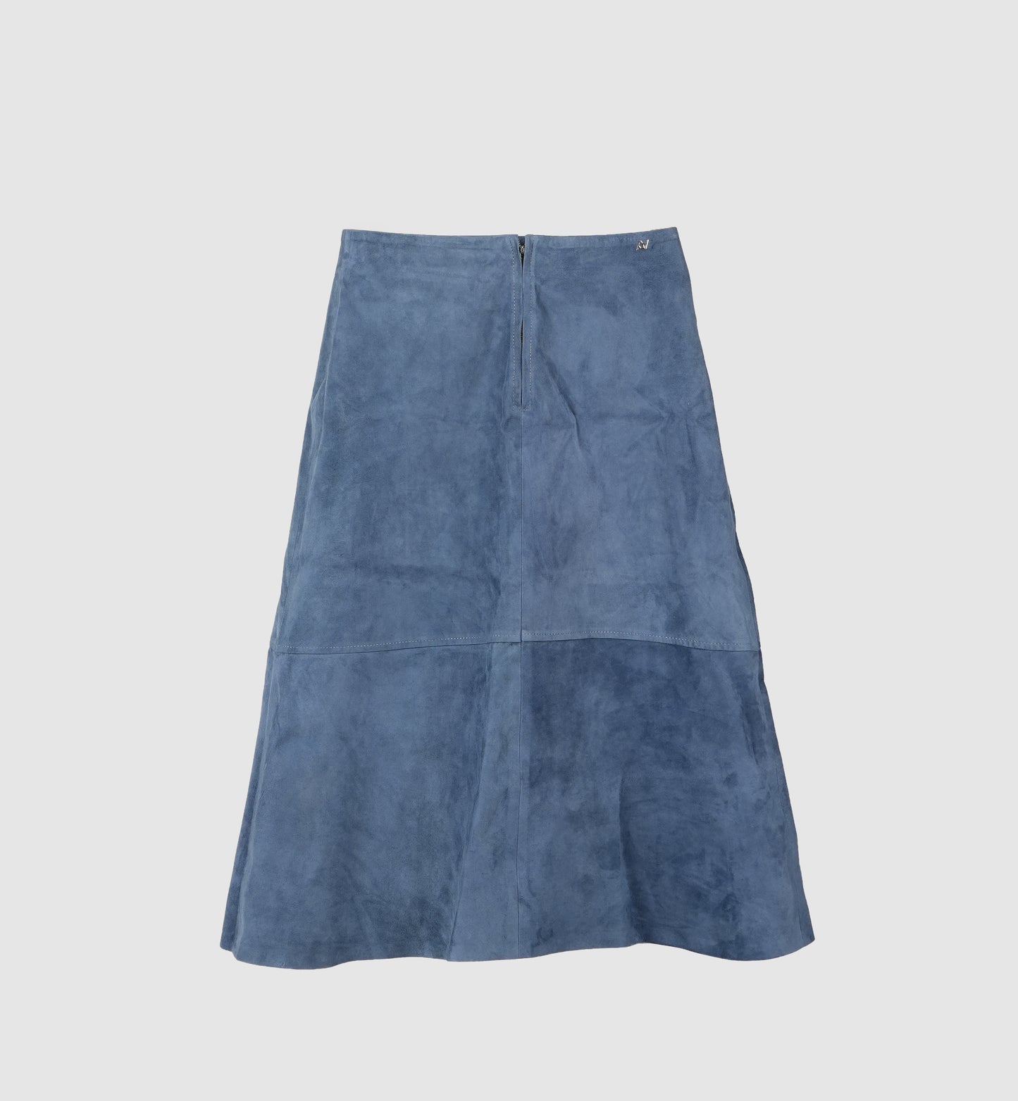 Isabelle Suede Skirt Blue