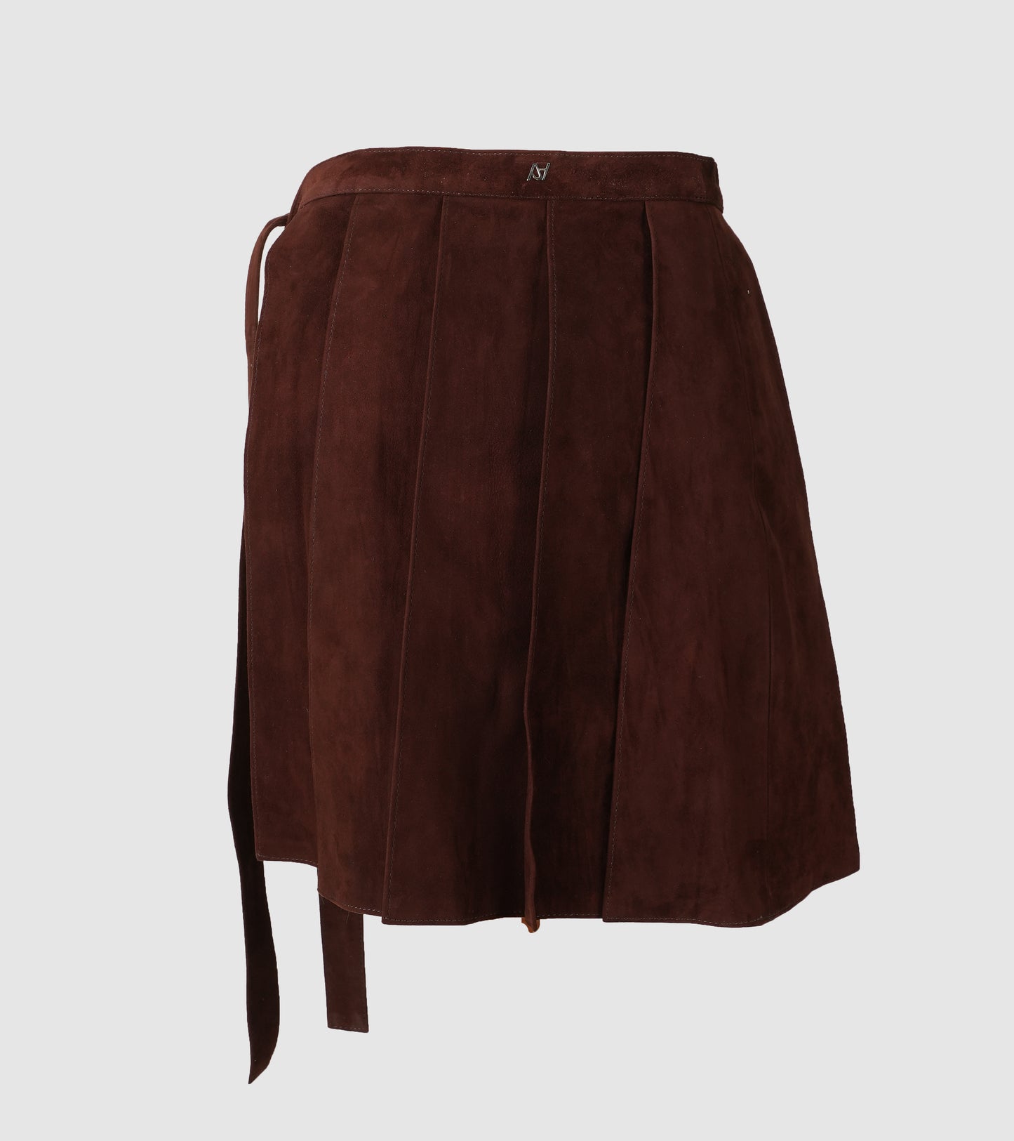 Veya Wrap on Suede Belt Brown