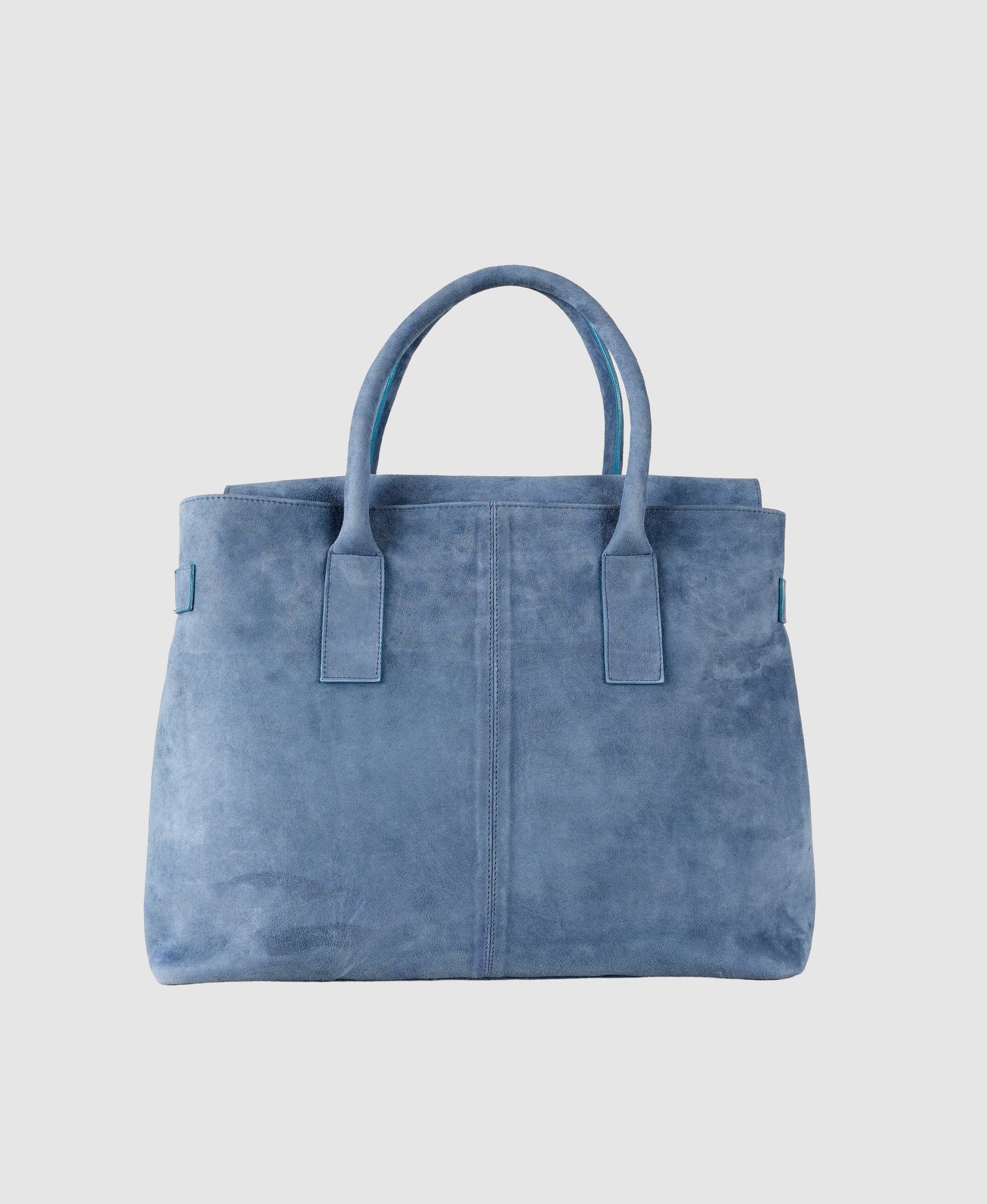 Eloura Oversized Suede Bag Blue