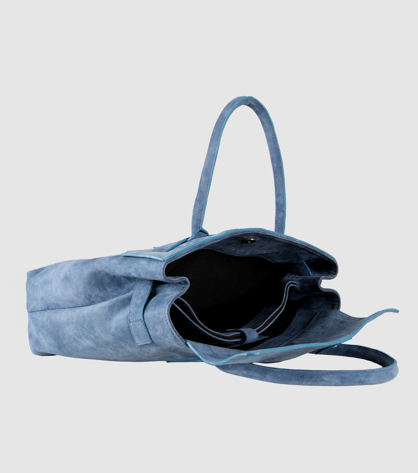 Eloura Oversized Suede Bag Blue