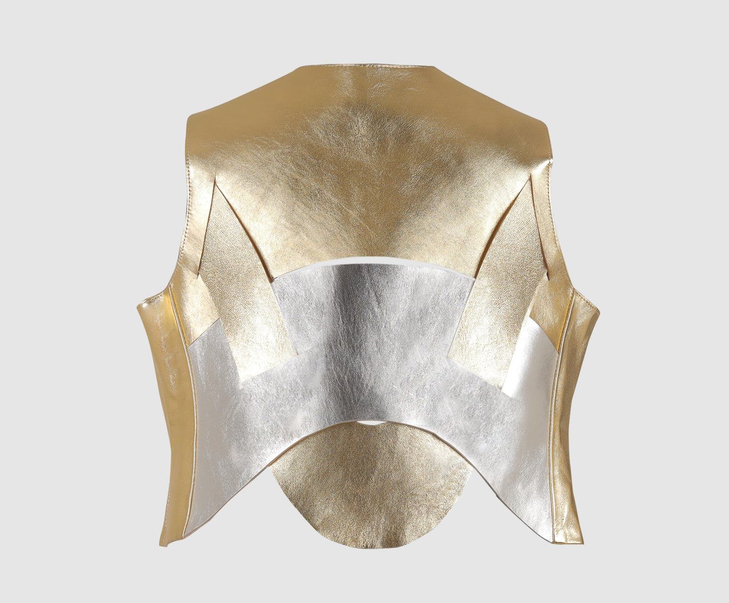 Nox Leather Vest Gold x Silver