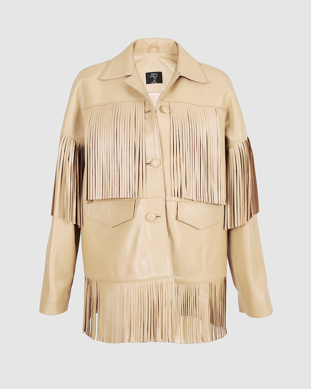 Pyrus Leather Jacket Nude Beige