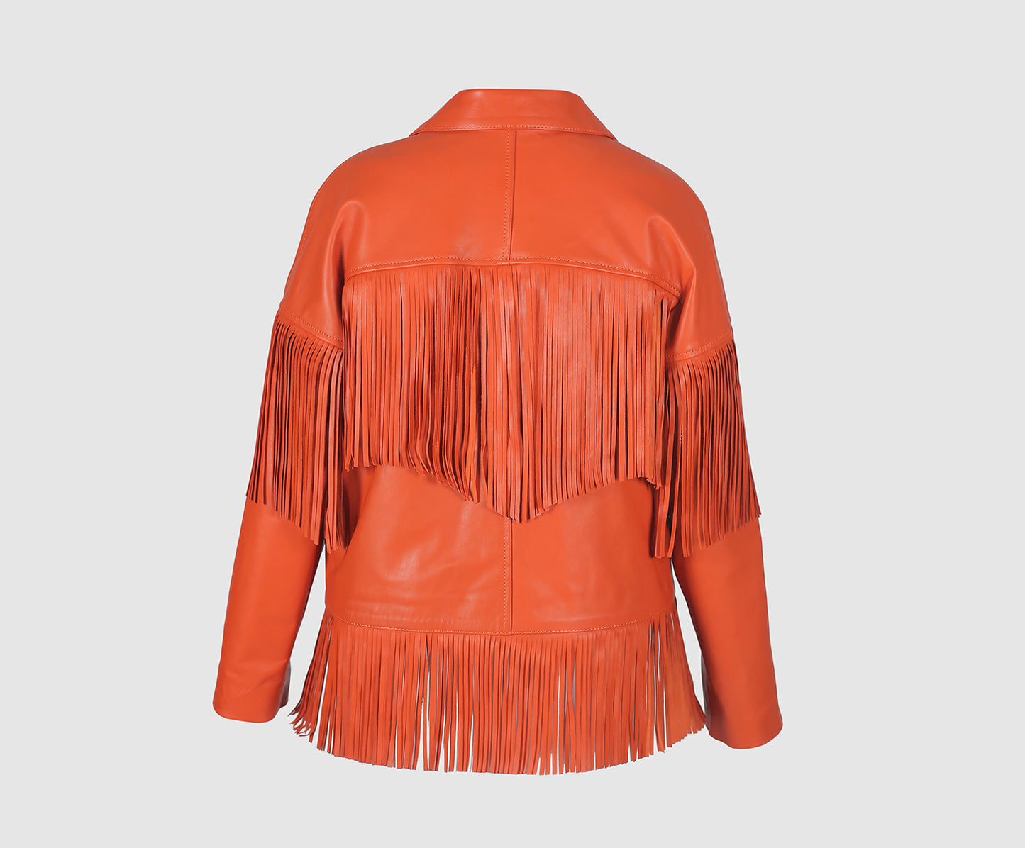 Pyrus Leather Jacket Orange