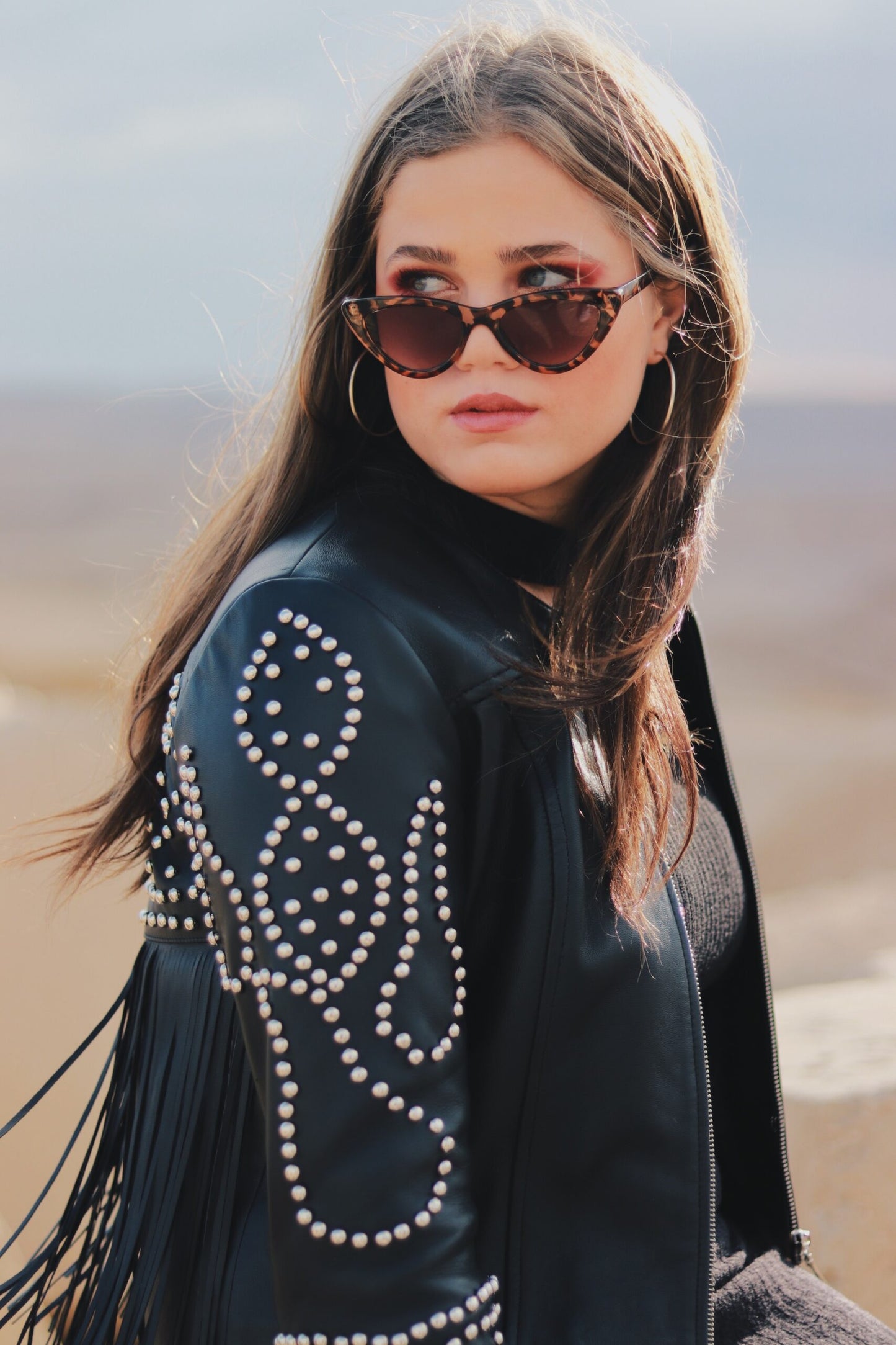 Quartz Leather Jacket Black