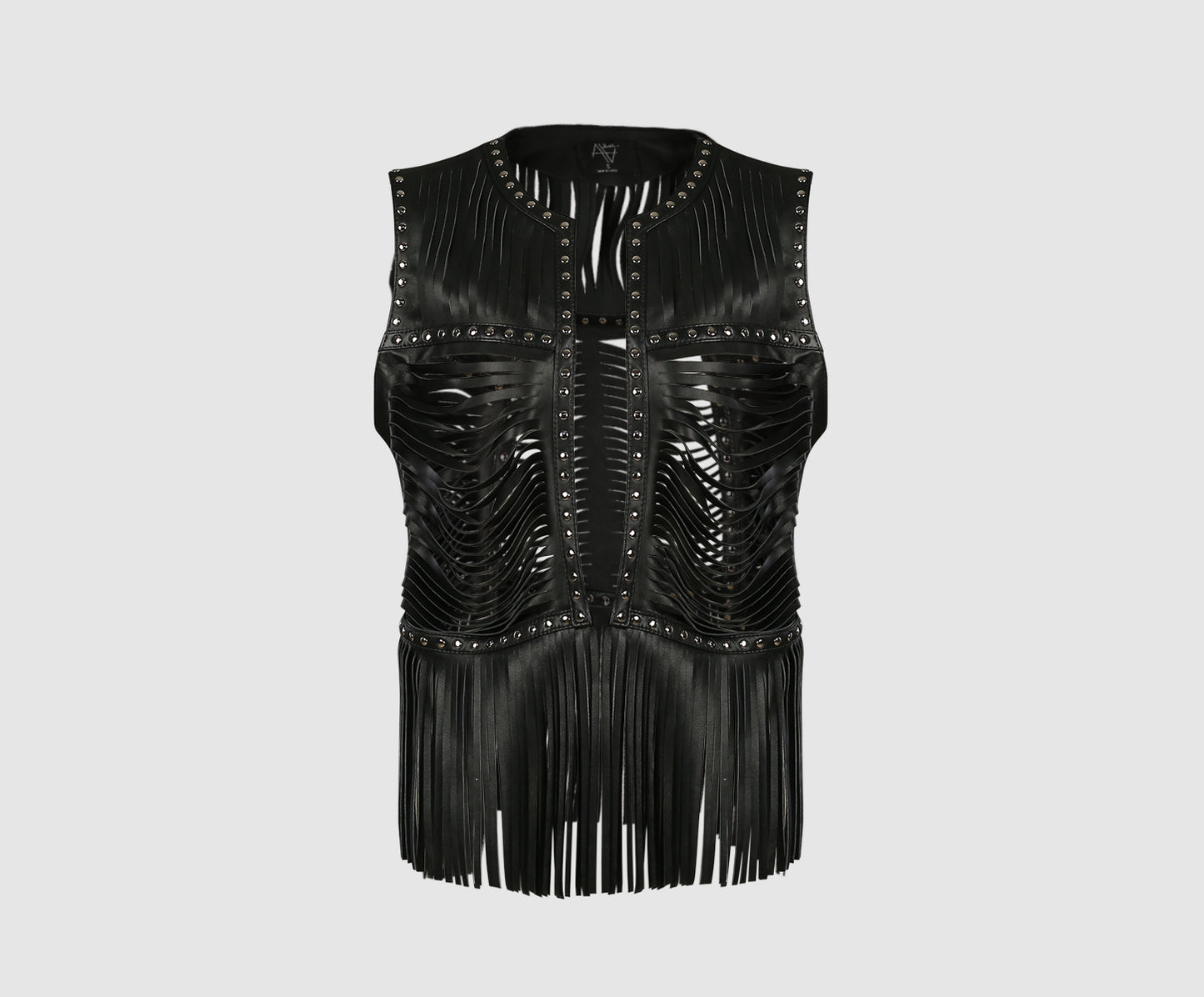 Quetzal Leather Vest Black