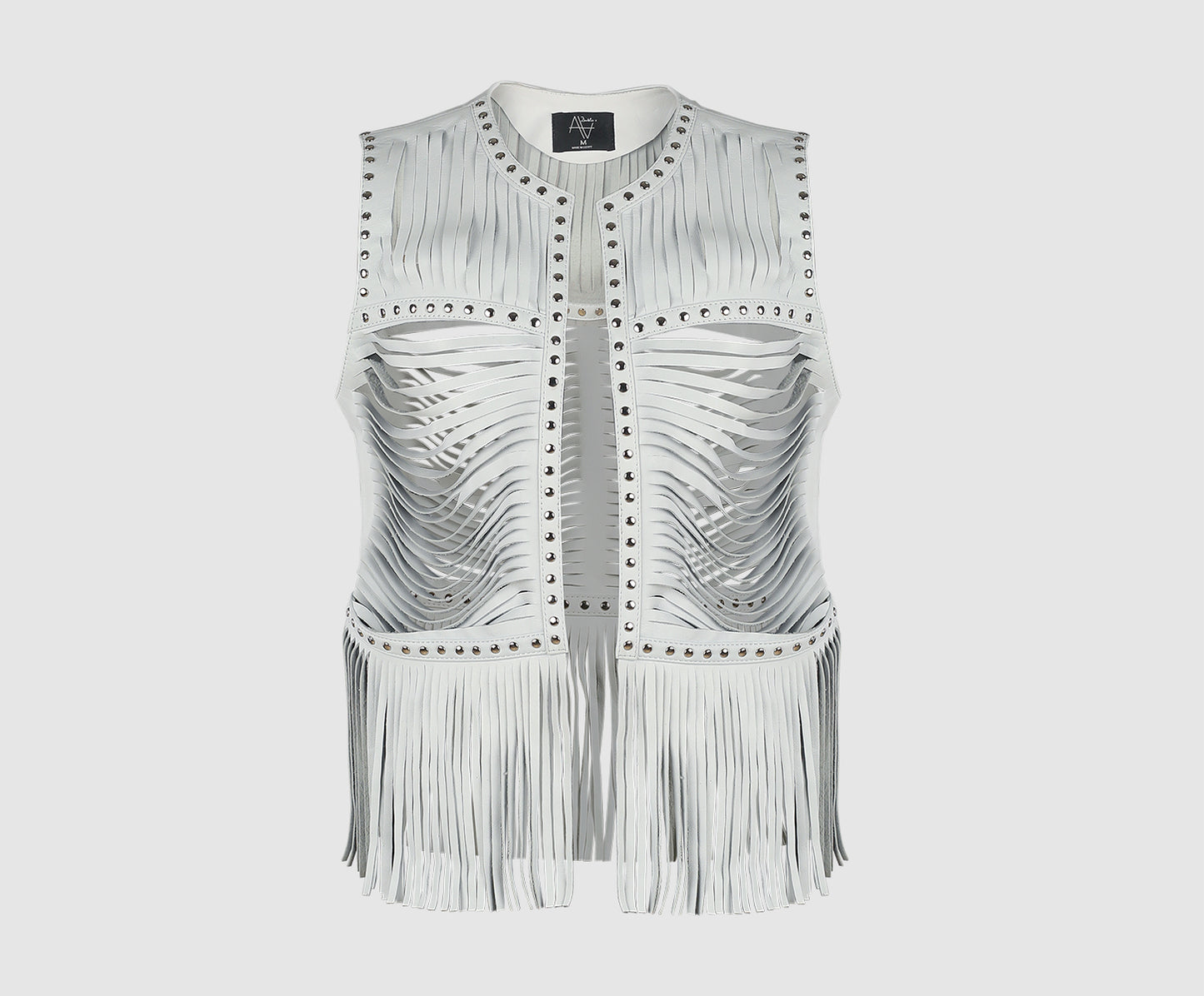 Quetzal Leather Vest White