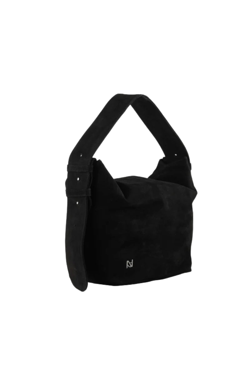 Eliana Suede Bag Black
