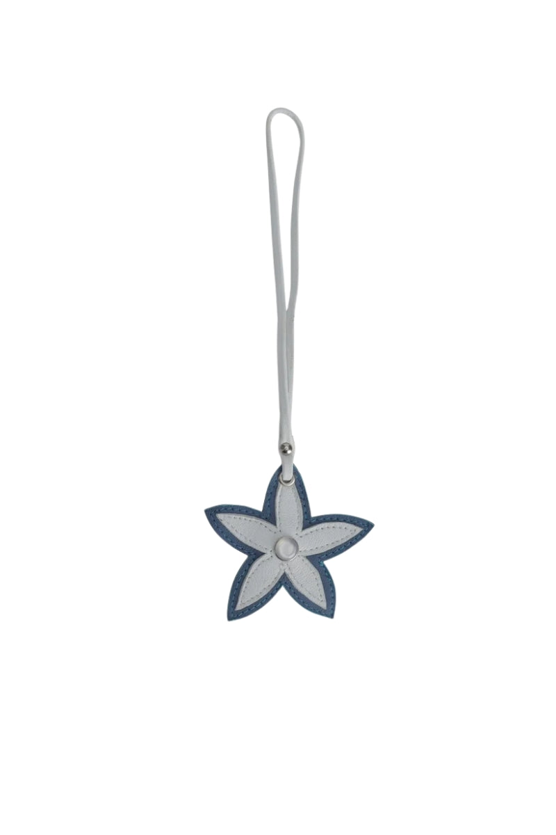 Flower Shaped Leather Charm