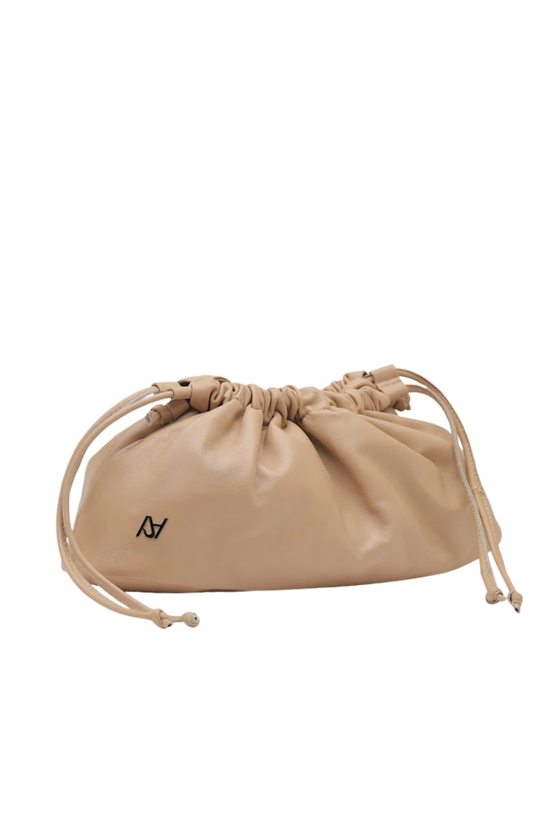 Charlie Leather Bag Nude Beige