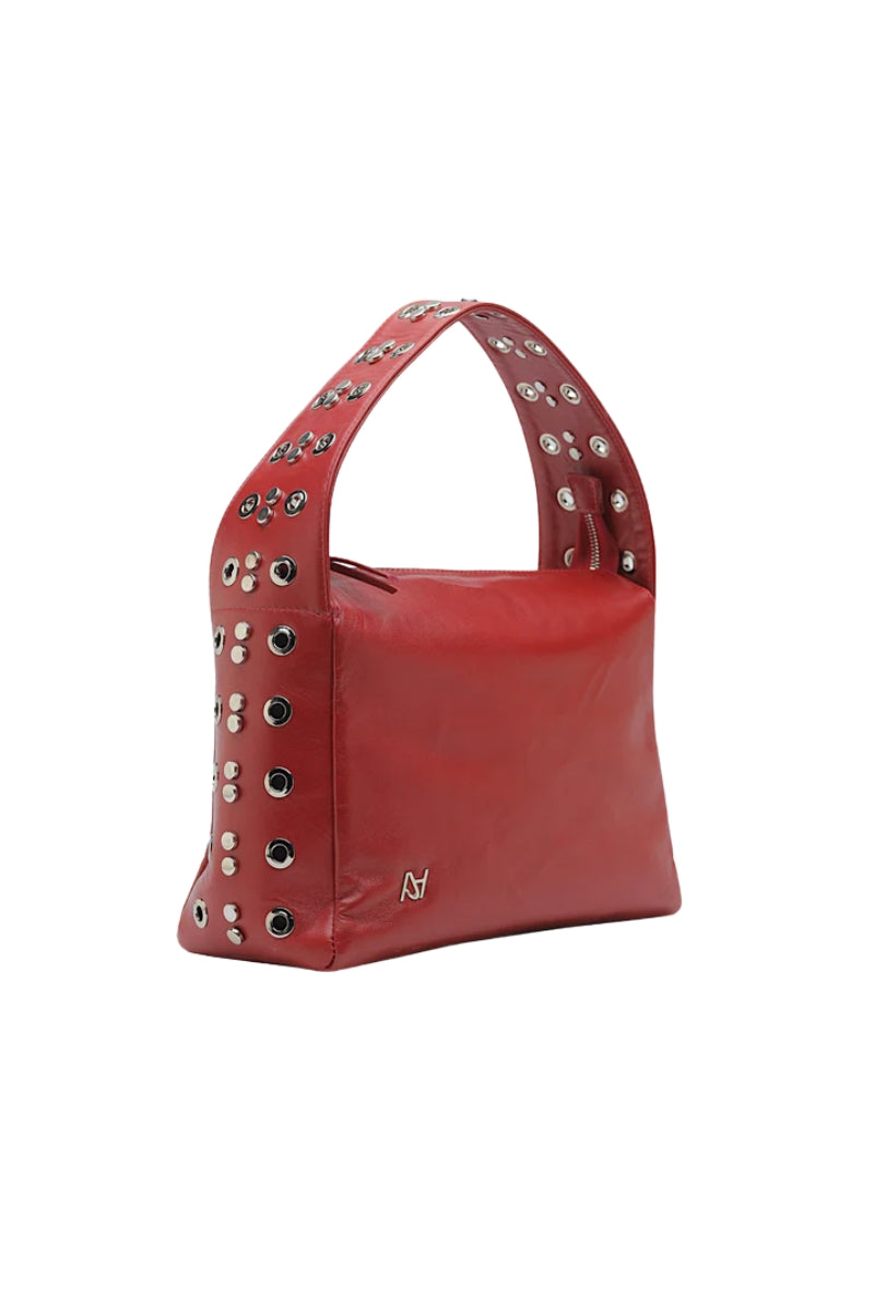 Surge Leather Bag Red