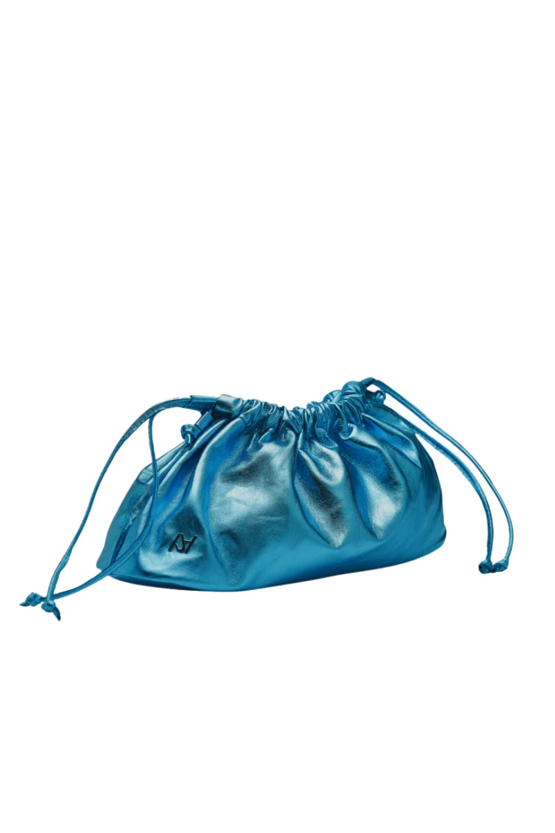 Charlie Leather Bag Electric Blue