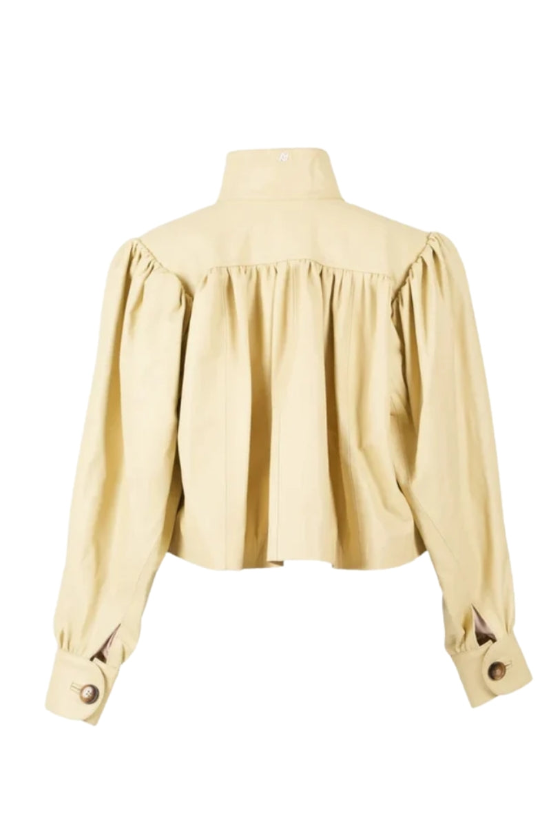 Lennox Leather Jacket Butter Yellow