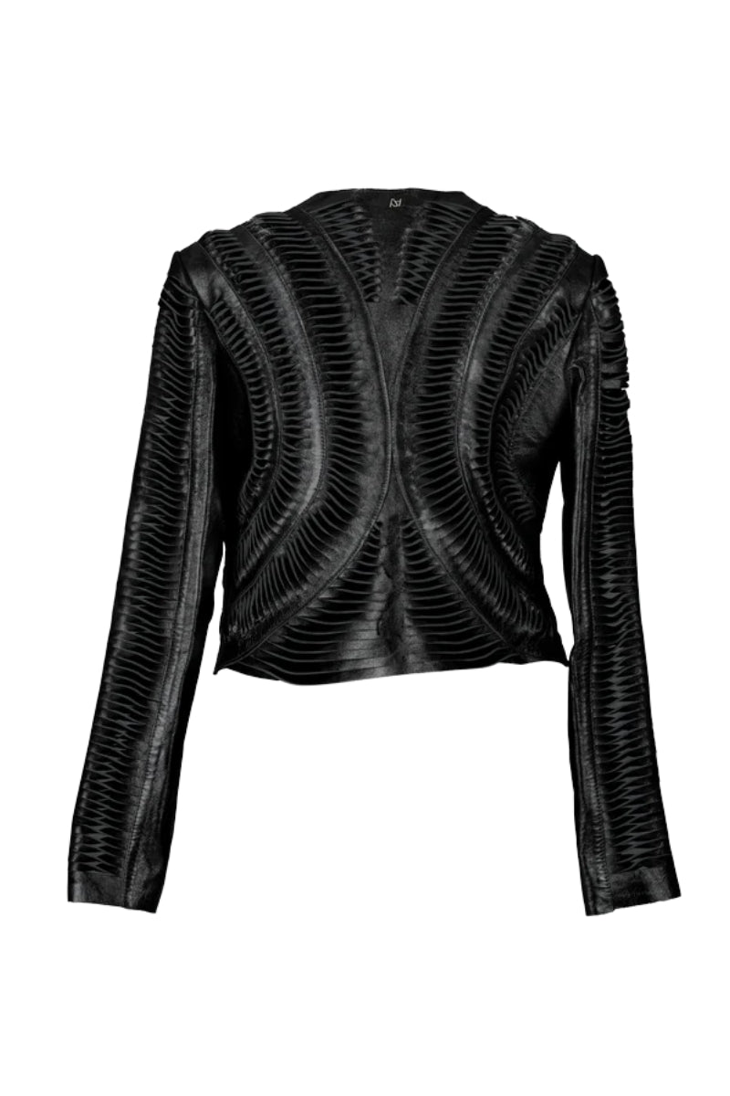Kiara Leather Jacket Black