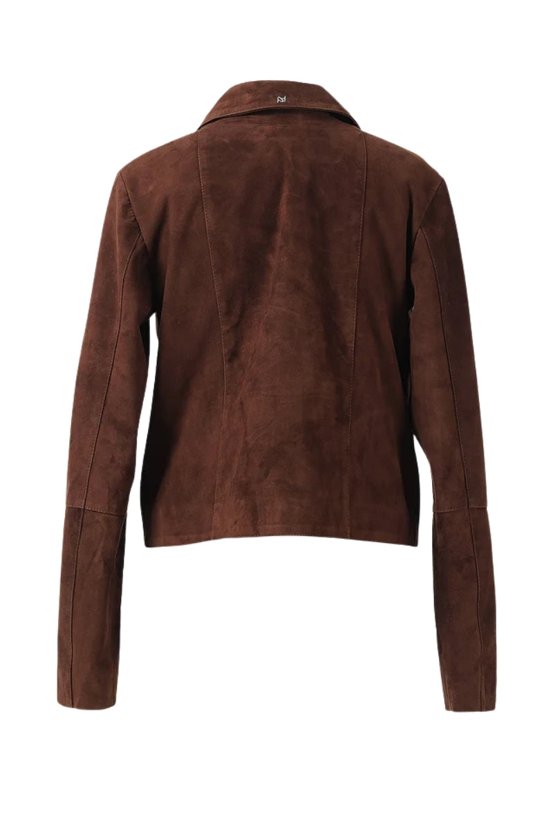 Harper Suede Jacket Brown
