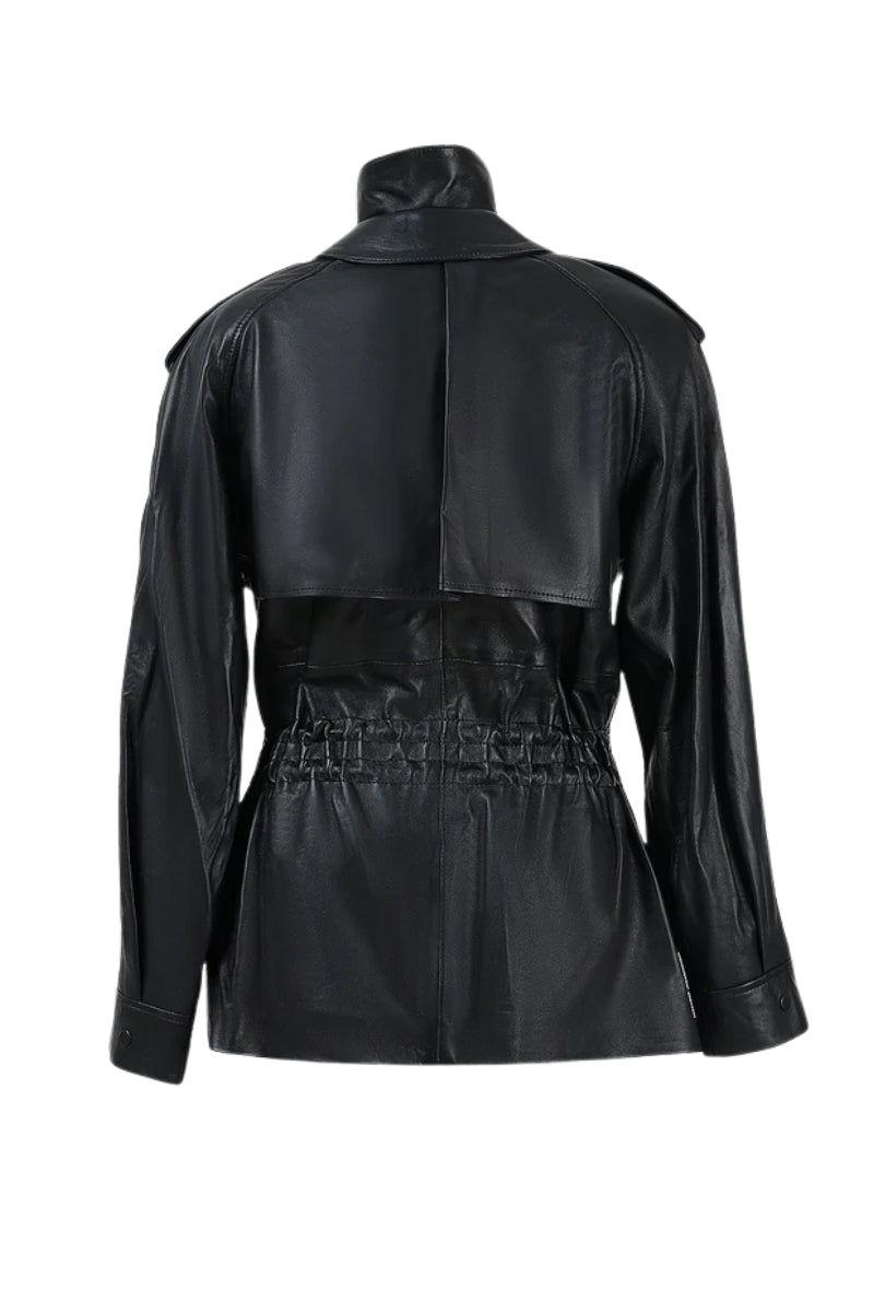 Gavin Leather Jacket Black