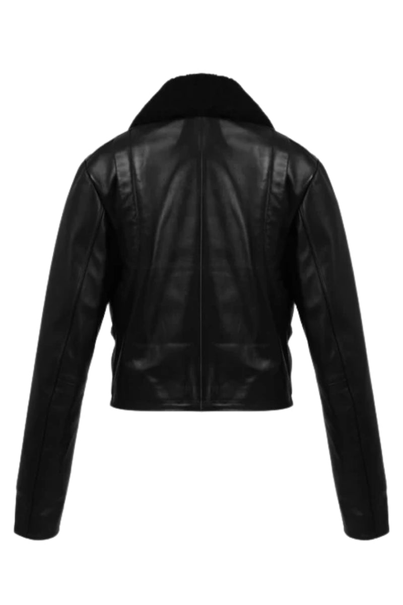 Emery Leather Jacket All Black