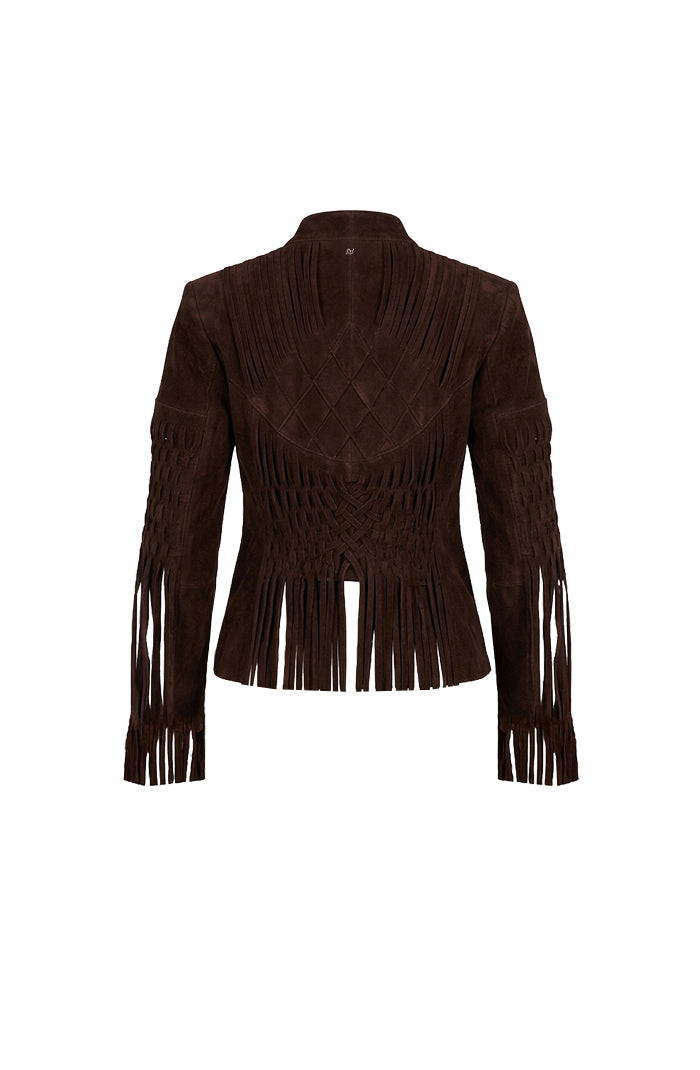 Attianna Suede Jacket Brown - Exclusively Online