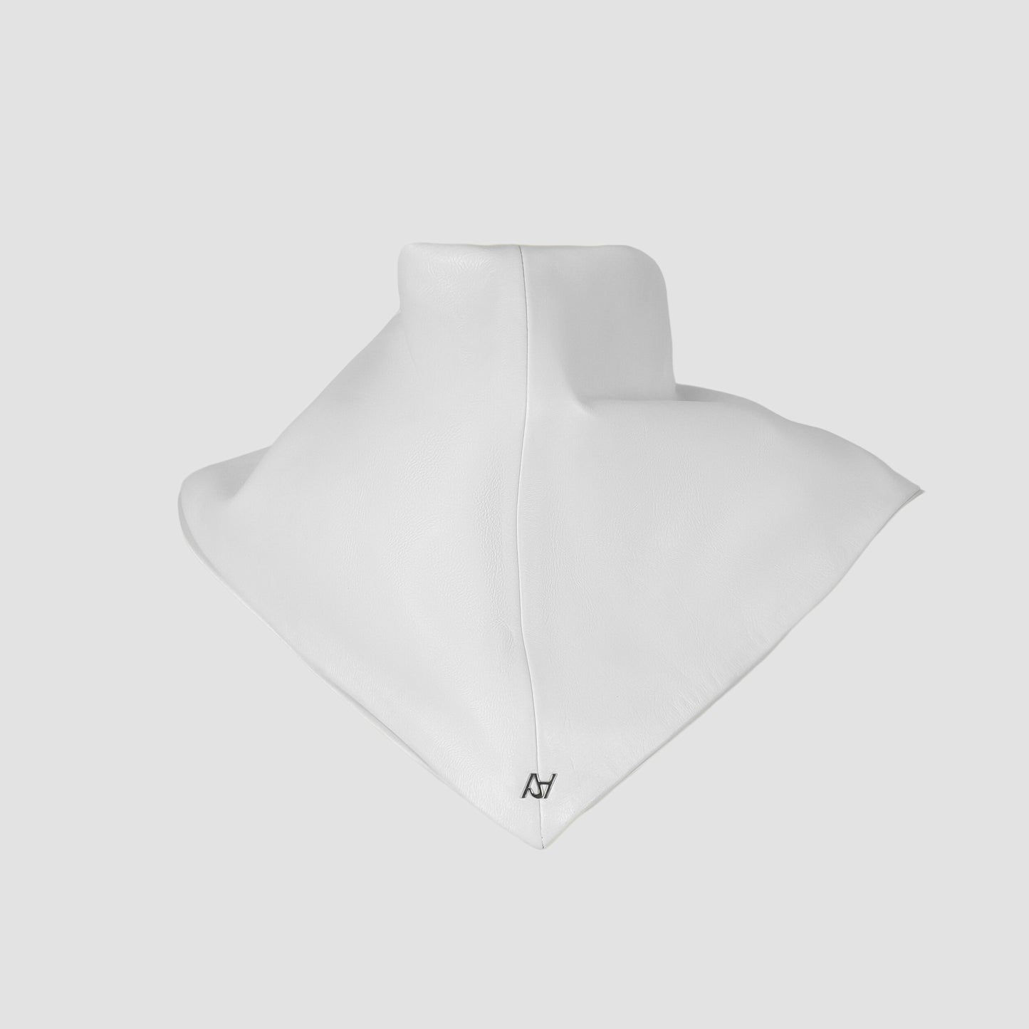Leather Bandana White