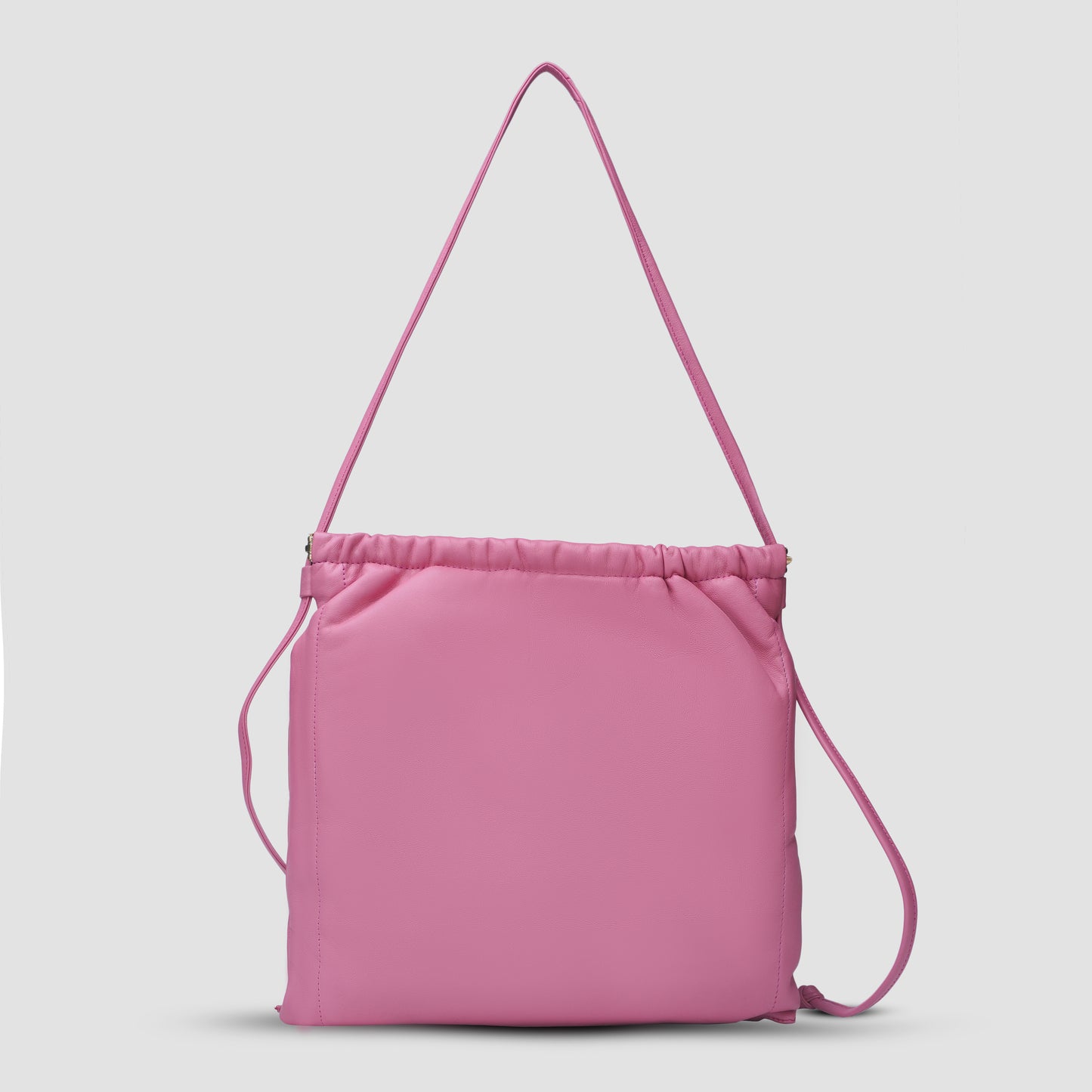 Melissa Clutch Leather Bag Blush Pink