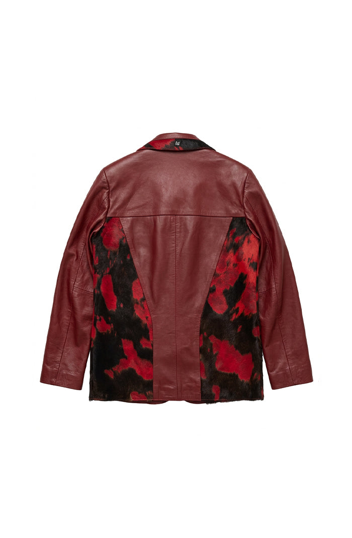 Kennedy Leather Jacket Red
