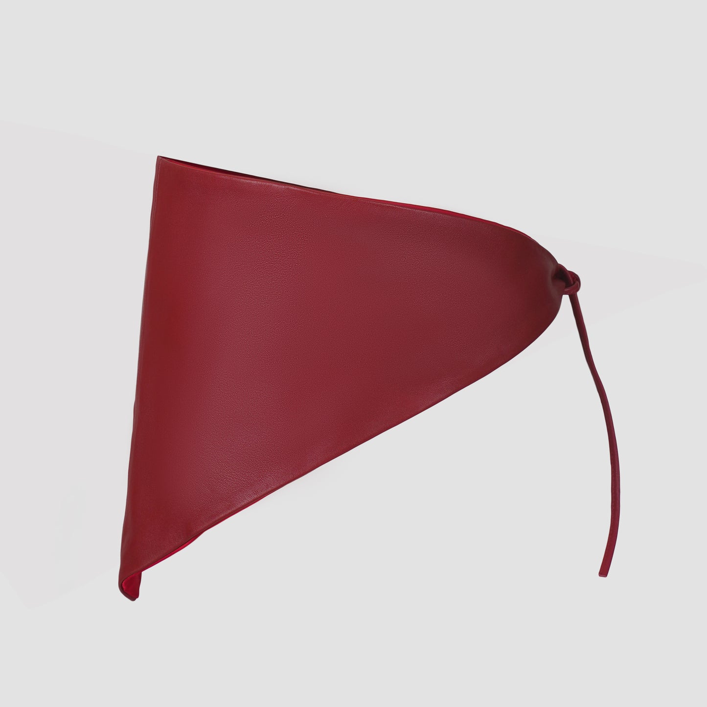 Leather Bandana Red
