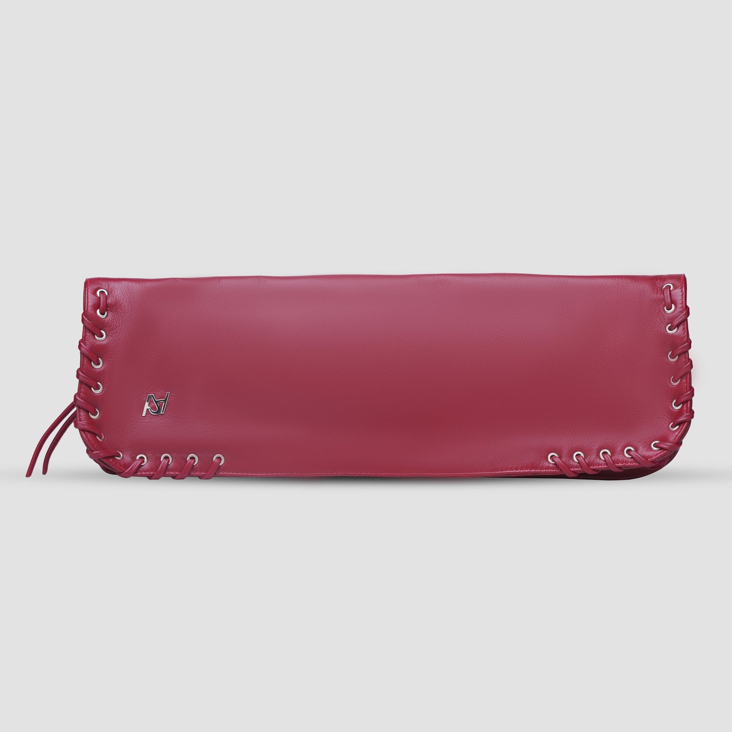 Annabelle Clutch Leather Bag Red
