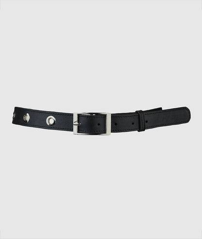 Eliza Leather Belt Black