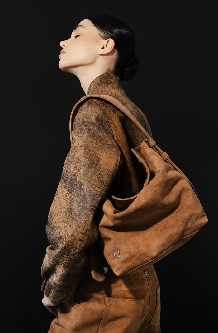 Bennett Leather Jacket Washed Brown