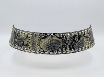 Liam Leather Belt Sankeprint