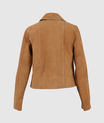 Harper Suede Jacket Beige