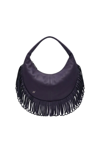 Ellie Leather Bag Plum Purple