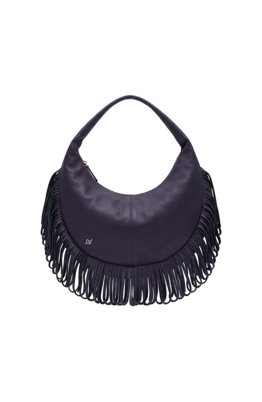 Ellie Leather Bag Plum Purple