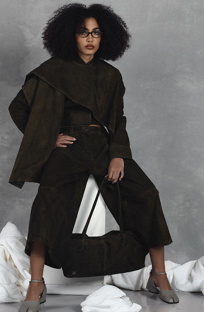 Avalon Suede Jacket Olive