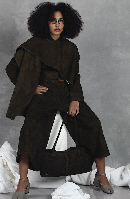 Avalon Suede Jacket Olive