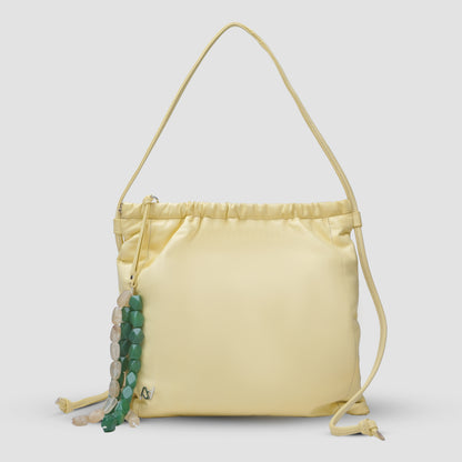 Melissa Clutch Leather Bag Butter Yellow