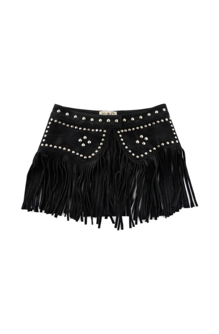 Hailey Suede Belt Black