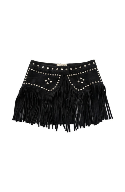 Hailey Suede Belt Black