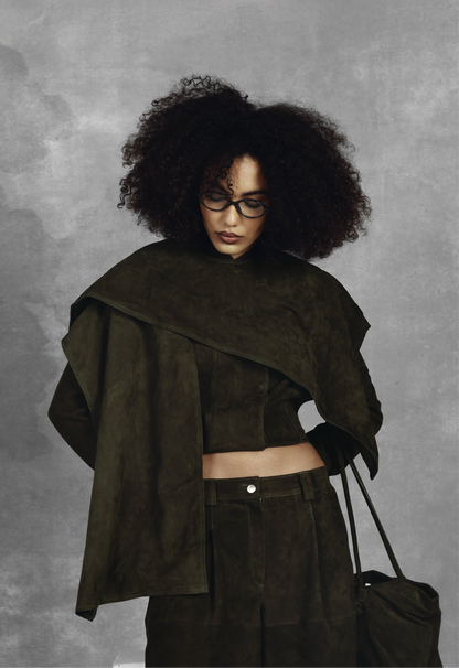 Avalon Suede Jacket Olive