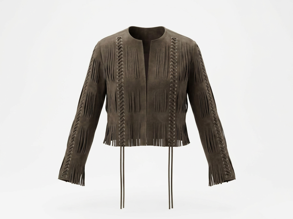 Caniayla Suede Jacket Olive