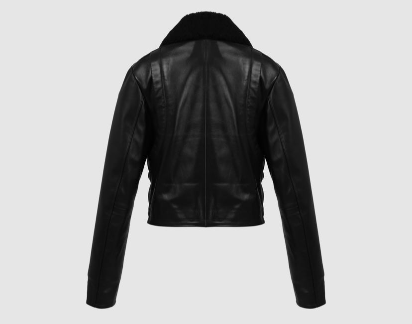 Emery Leather Jacket All Black
