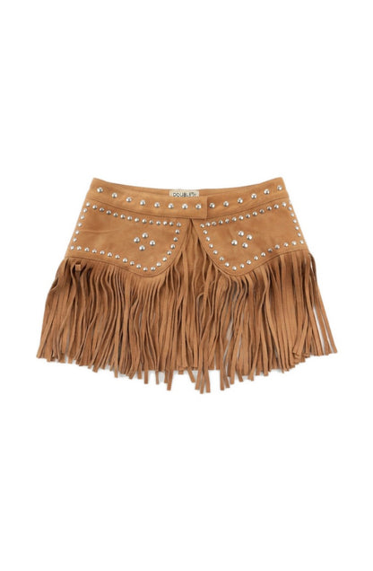 Hailey Suede Belt Beige