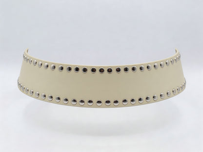 Liam Leather Belt Butter Yellow