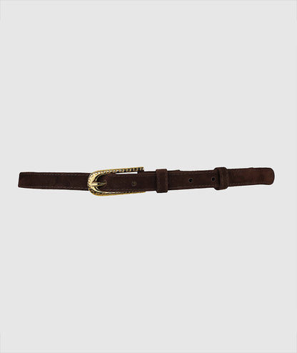 Pricilla Suede Belt Brown