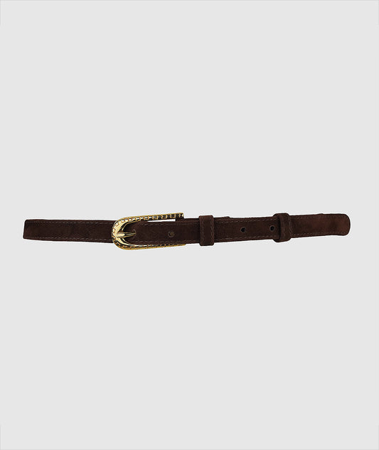 Pricilla Suede Belt Brown