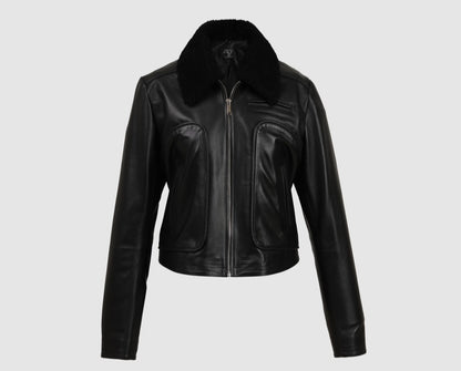Emery Leather Jacket All Black