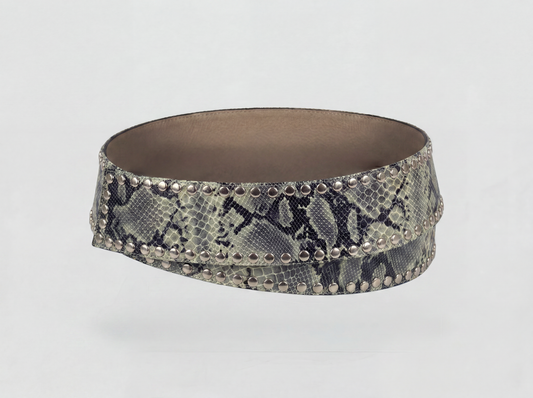 Liam Leather Belt Sankeprint